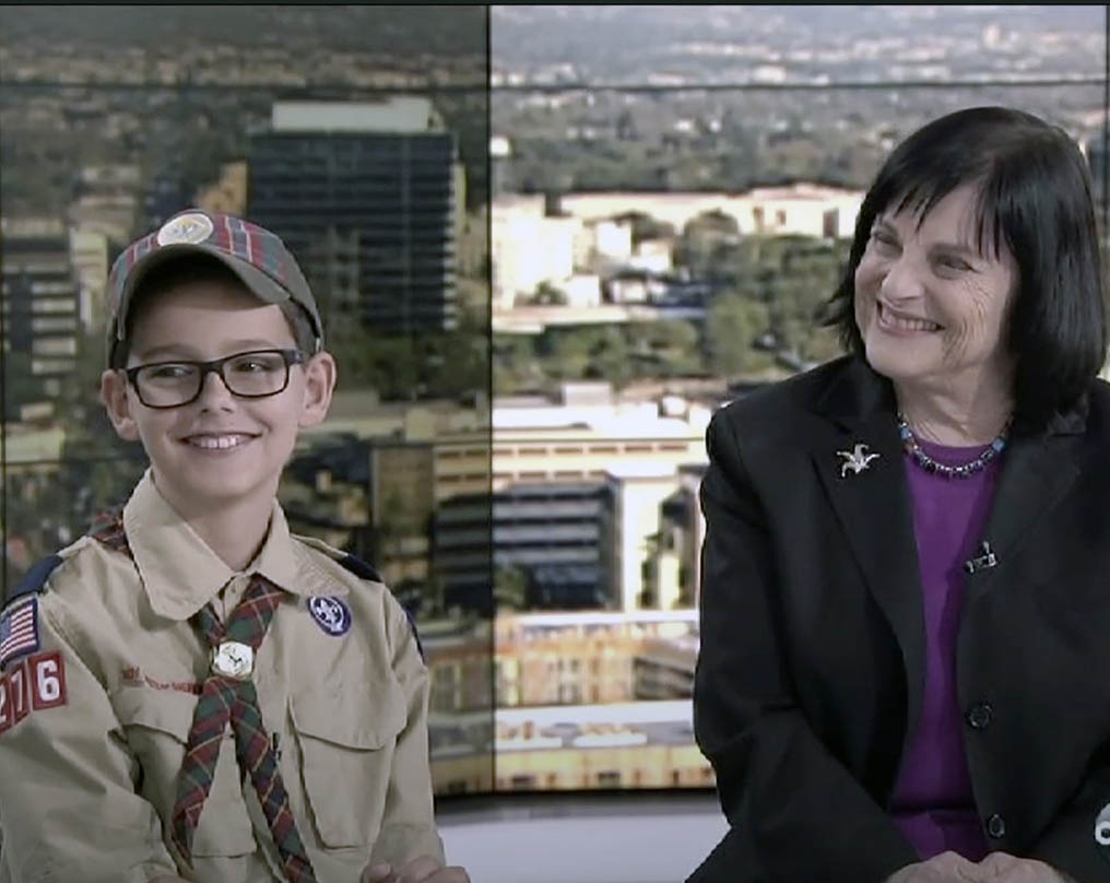 Patrick Lowenstein Barbara Saltzman on KABC TV